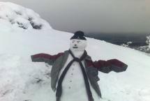 Bonhomme de neige à Amizour