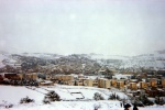 Une photo d'Amizour sous la neige.